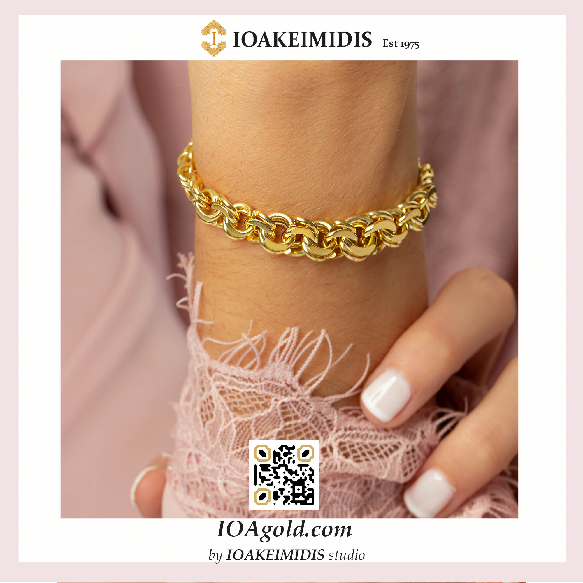 Russian Degrande Bracelet sketo xoris petres frame IOA c