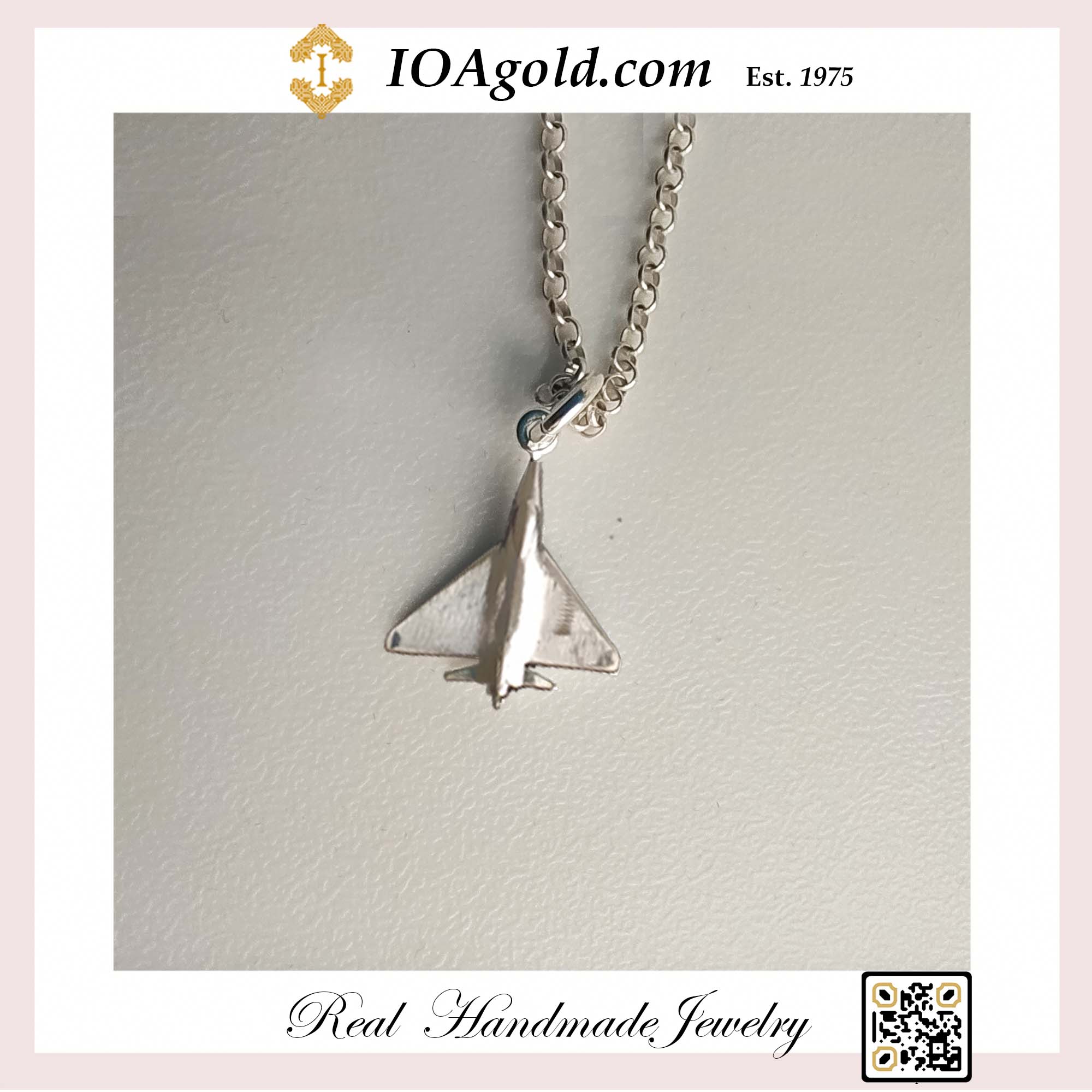 F-16 pendant plain